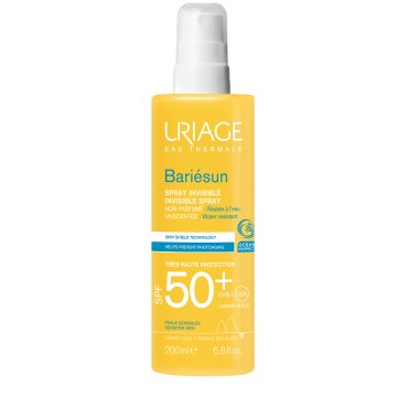 Uriage eau thermale bariesun spray invisibile senza profumo spf 50+ 200 ml