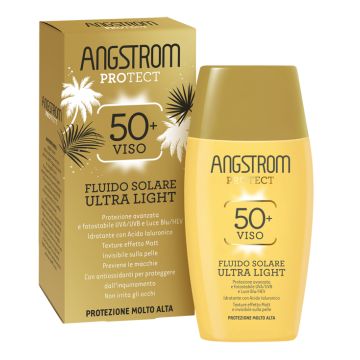 Angstrom fluido solare viso ultra light spf 50+ 40 ml