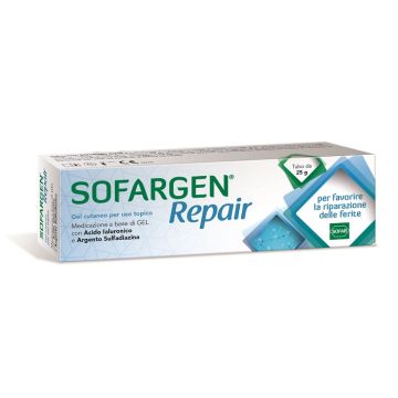Medicazione sofargen gel acido ialuronico e argento sulfadiazina tubetto 25 g
