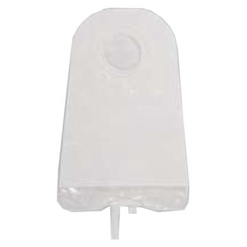 Sacca urostomia natura con chiusura fold-up tap trasparente 38mm