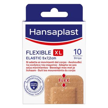 Cerotto hansaplast elastic ginocchia&gomiti 10 pezzi