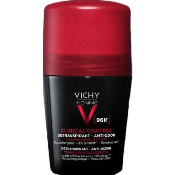 Vichy homme deodorante clinical control 96h roll 50 ml
