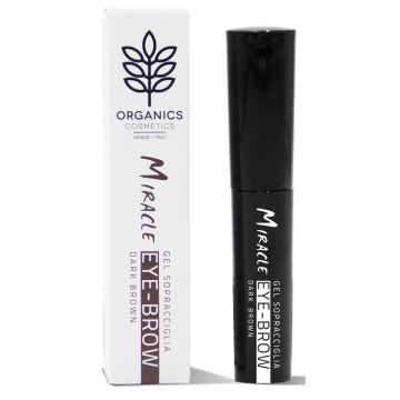 Organics cosmetics miracle eyebrow dark brown 5 ml