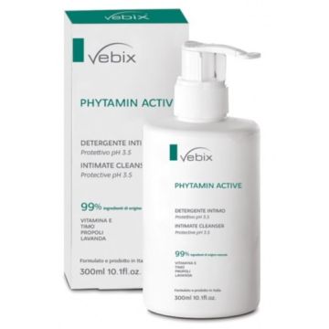 Vebix phytamin e detergente intimo protettivo ph 3,5 300 ml