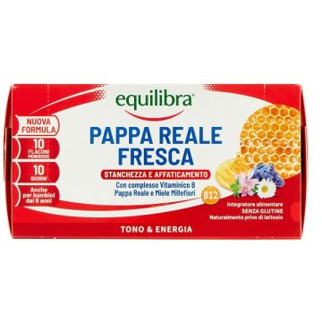 Equilibra pappa reale fresca 10 flaconcini