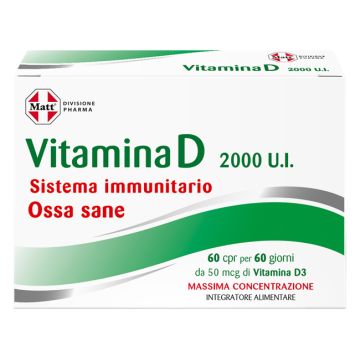 Matt pharma vitamina d 60 compresse