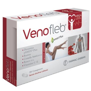 Venofleb 30 compresse senza glutine senza lattosio
