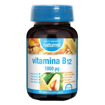 Naturmil vitamina b12 1000 mcg 60 compresse da 0,67 g