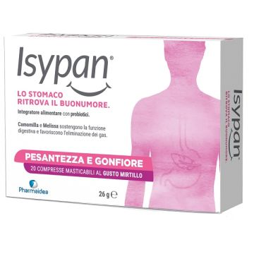 Isypan pesantezza gonfiore 20 compresse masticabili