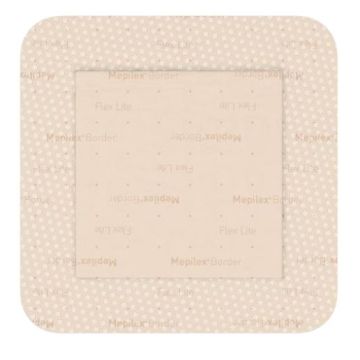 Medicazione in schiuma di poliuretano mepilex border flex lite 7,5x7,5 cm 5 pezzi