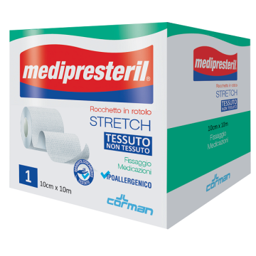 Medipresteril rocchetto rotolo stretch tessuto non tessuto 10 cm x 1000 cm