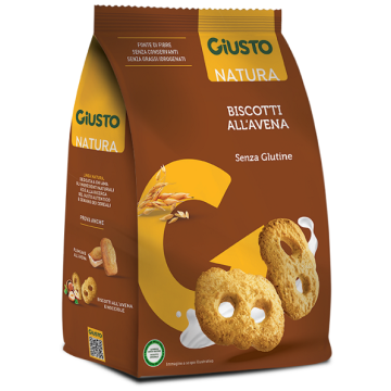 Giusto senza glutine biscotti avena 250 g