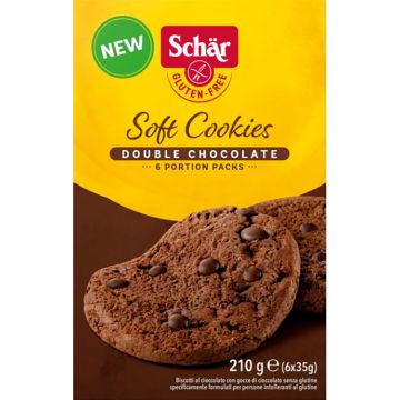 Schar soft cookie double chocolate 210 g