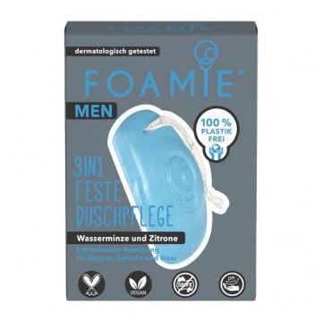 Foamie uomo 3 in 1 seas the day doccia shampoo 80 g