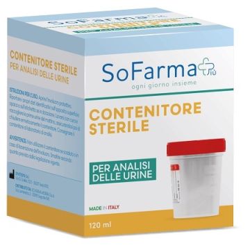Contenitore urina in polipropilene da 120 ml sofarmapiu'
