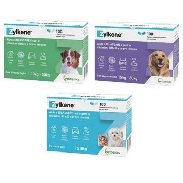 Zylkene cani e gatti fino a 10kg 100 capsule 75mg