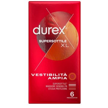 Profilattico durex supersottile xl 6 pezzi