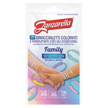 Zanzarella braccialetti family 25 pezzi