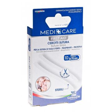 Cerotto medicare sutura sterili 10 pezzi