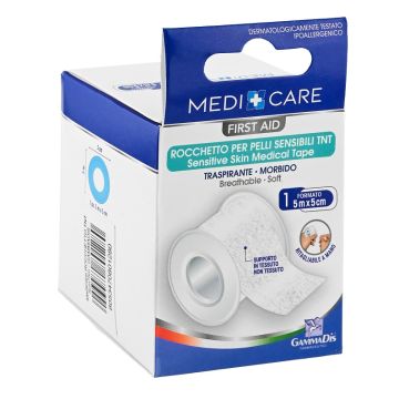 Cerotto in rocchetto medicare  tnt bianco 500x5 cm