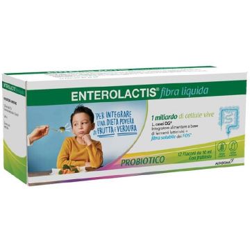 Enterolactis fibra liquida 12 flaconcini da 10 ml