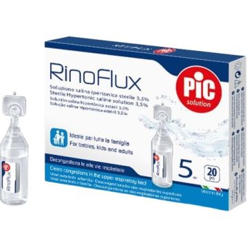 Rinoflux soluzione ipertonica nasale pic 20 fiale 5 ml