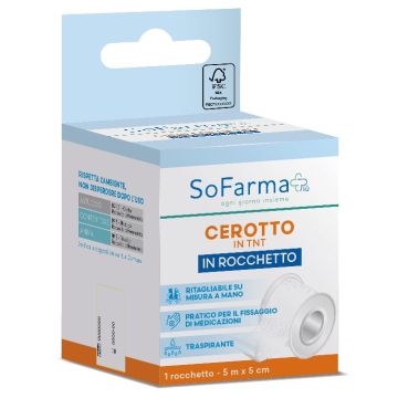 Rocchetto tessuto non tessuto m 5x5 cm sofarmapiu'