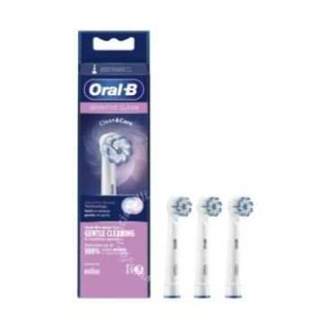 Oralb power refill eb60-3 sensitive clean 3 pezzi