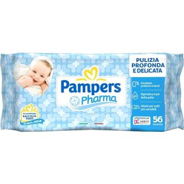 Pampers pharma salviette 56 pezzi