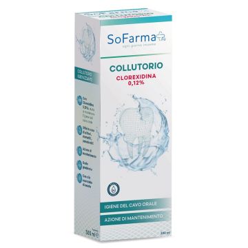 Collutorio clorexidina 0,12% 200 ml sofarmapiu'