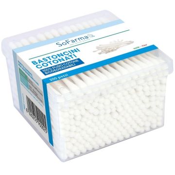 Cotton fioc 200 pezzi sofarmapiu'