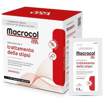 Sanavita macrocol plus 20 bustine da 13,81 g