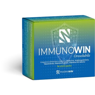 Immunowin 14 stick packs da 1,5 g senza glutine senza lattosio