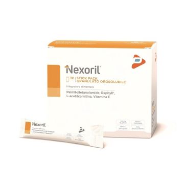 Nexoril 30 stick pack granulato orosolubile con edulcoranti senza glutine senza lattosio senza zuccheri
