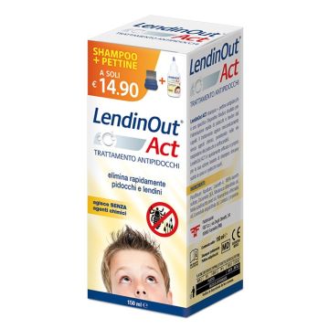 Lendinout act antipidocchi 150 ml