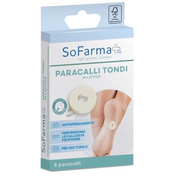 Cerotto paracallo tondo 8 pezzi sofarmapiu'