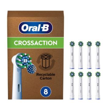 Oralb power refill eb50r crossaction 8 pezzi