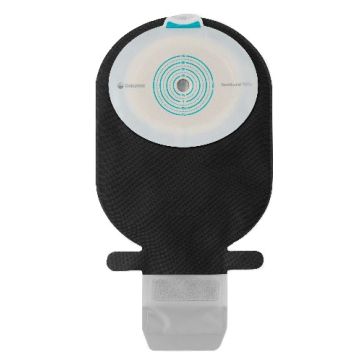 Sacca ileostomia sensura mio piano rivestimento nero apertura ispezionabile midi w/w foro ritagliabile 10-45 30 pezzi