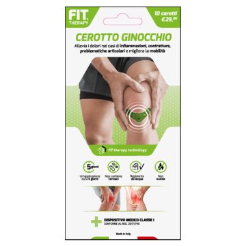 Fit therapy cerotto ginocchio 10 pezzi