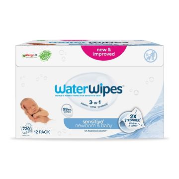 Waterwipes baby core salviettine 12 pack da 60 pezzi