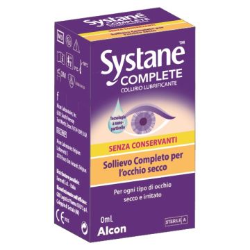 Collirio lubrificante systane complete senza conservanti 10 ml