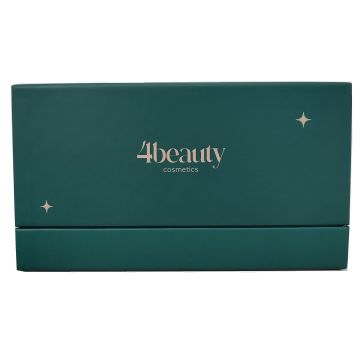 4beauty skincare routine box crema viso 30 ml + siero contorno occhi 15 ml + siero viso 30 ml + balsamo labbra 15 ml